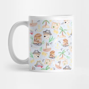 Pirates | Watercolor | Pattern Mug